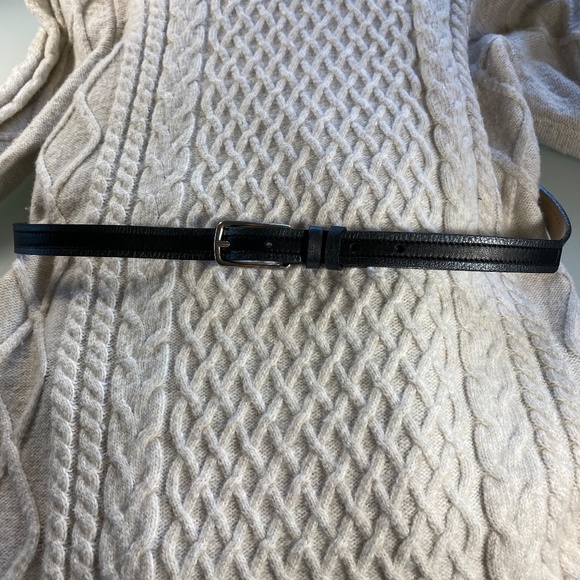 Vintage Talbots Black Belt 3/4" Width 31-35" - Picture 2 of 6